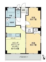 フィネス佐古の間取り画像
