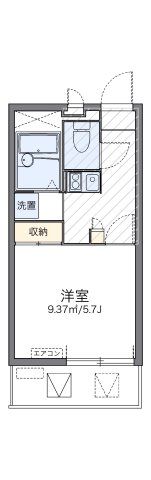 レオパレスオネスティⅤの間取り画像