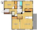 D-ROOM原町の間取り画像