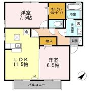 セジュールセラ E棟の間取り画像