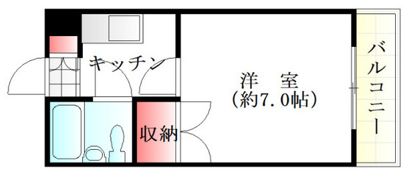 M山肩ビルの間取り画像
