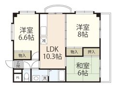K．1ビルの間取り画像