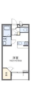 レオパレスファミーユⅡの間取り画像
