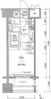 Rising Place 川崎の間取り画像