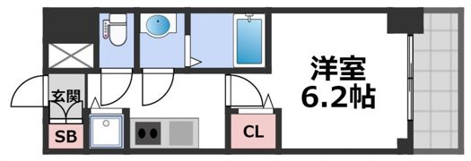 プレサンス高津公園ディオの間取り画像