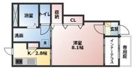 ルトゥール野村の間取り画像