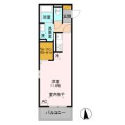 カスタリア Bの間取り画像