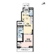 第二アムール 八幡の間取り画像