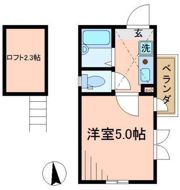 フラッツ田端の間取り画像