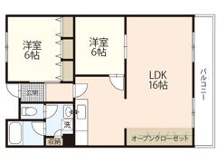 インペリアルハイツ今の間取り画像