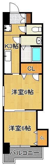 クレアヒルズ浅生の間取り画像