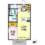 クレールレセンテA棟の間取り画像