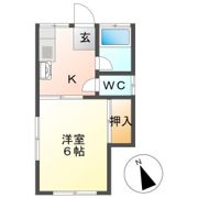 メゾンソレイユの間取り画像