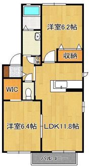 スクーデリア2006 A棟の間取り画像