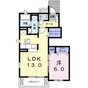 クラールBの間取り画像