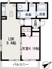 エクウスルーナ野火止大門の間取り画像