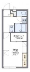 レオパレスコスミックの間取り画像