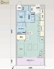 メイビル向陽町の間取り画像