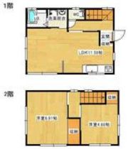 戸坂山根貸家の間取り画像