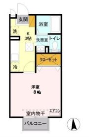 アンジェリーク Bの間取り画像