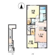 森本2丁目新築アパートⅢの間取り画像