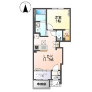 森本2丁目新築アパートⅢの間取り画像