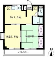 エステートピアカモシタの間取り画像