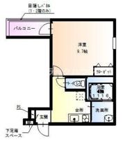 フジパレス牧野Ⅱ番館の間取り画像