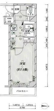 OLIO湯島の間取り画像