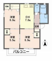バリュージュSAYA C棟の間取り画像