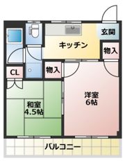 桂マンションⅠの間取り画像