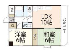 フラーリッシュ岡本の間取り画像