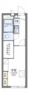 レオパレス平作の間取り画像