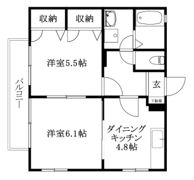 フレグランスいずみ南の間取り画像