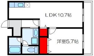 カンターレ鶯谷Ⅰ番館の間取り画像