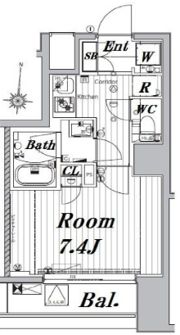 メイクスデザイン両国SOUTHの間取り画像