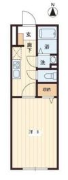 カルム シャンブルの間取り画像
