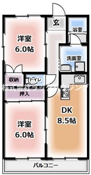 グランドヒル水橋の間取り画像