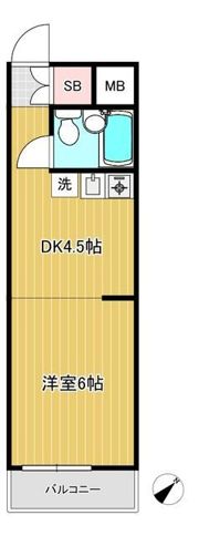 朝日大通り公園マンションの間取り画像
