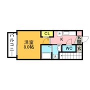 パークサイドイン桃山の間取り画像