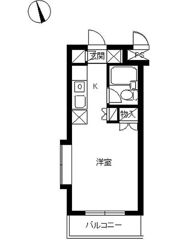 スカイコート横浜石川町の間取り画像