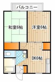 上大岡グリーンハイツC棟の間取り画像