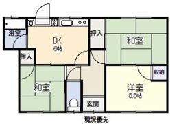 加藤貸家の間取り画像