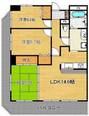 ハビテ通谷の間取り画像