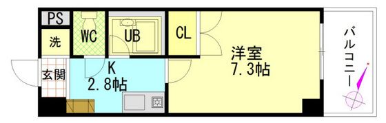 シャンテ中垣の間取り画像