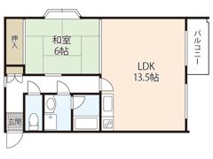 井口台FLATSの間取り画像