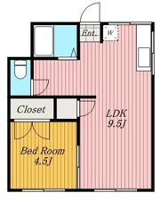 三信ハイツA・Bの間取り画像