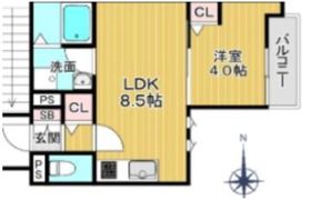 HGS服部天神の間取り画像