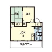 セピアコートBの間取り画像
