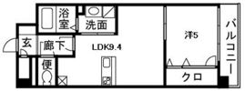 Aden箱崎駅前の間取り画像